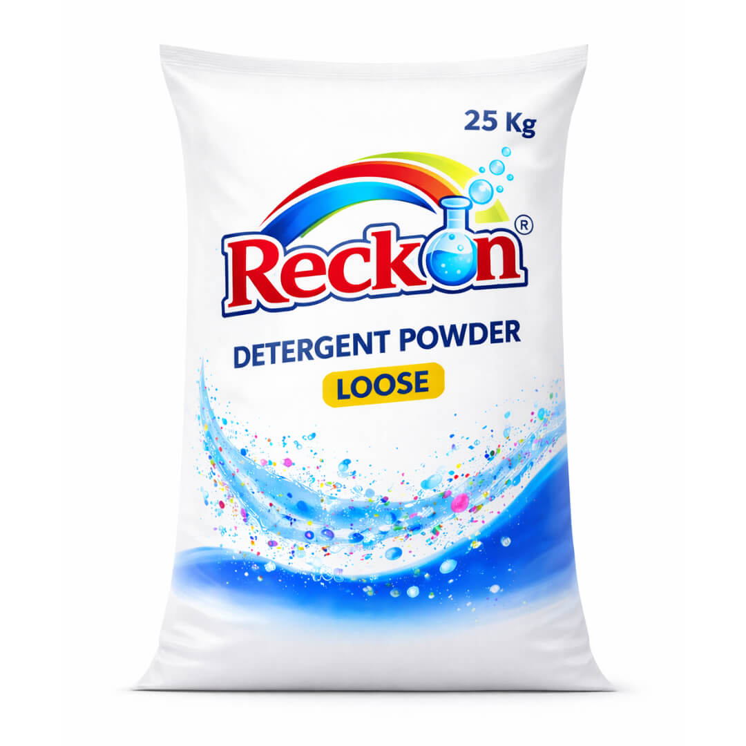 Reckon Detergent Powder – Loose (25 Kg Bag)