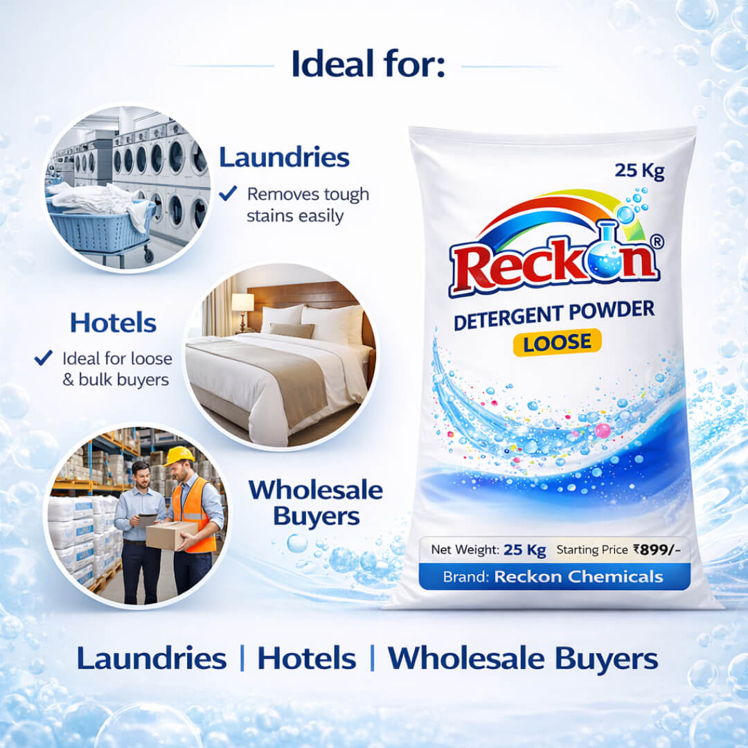 Reckon Detergent Powder – Loose (25 Kg Bag)